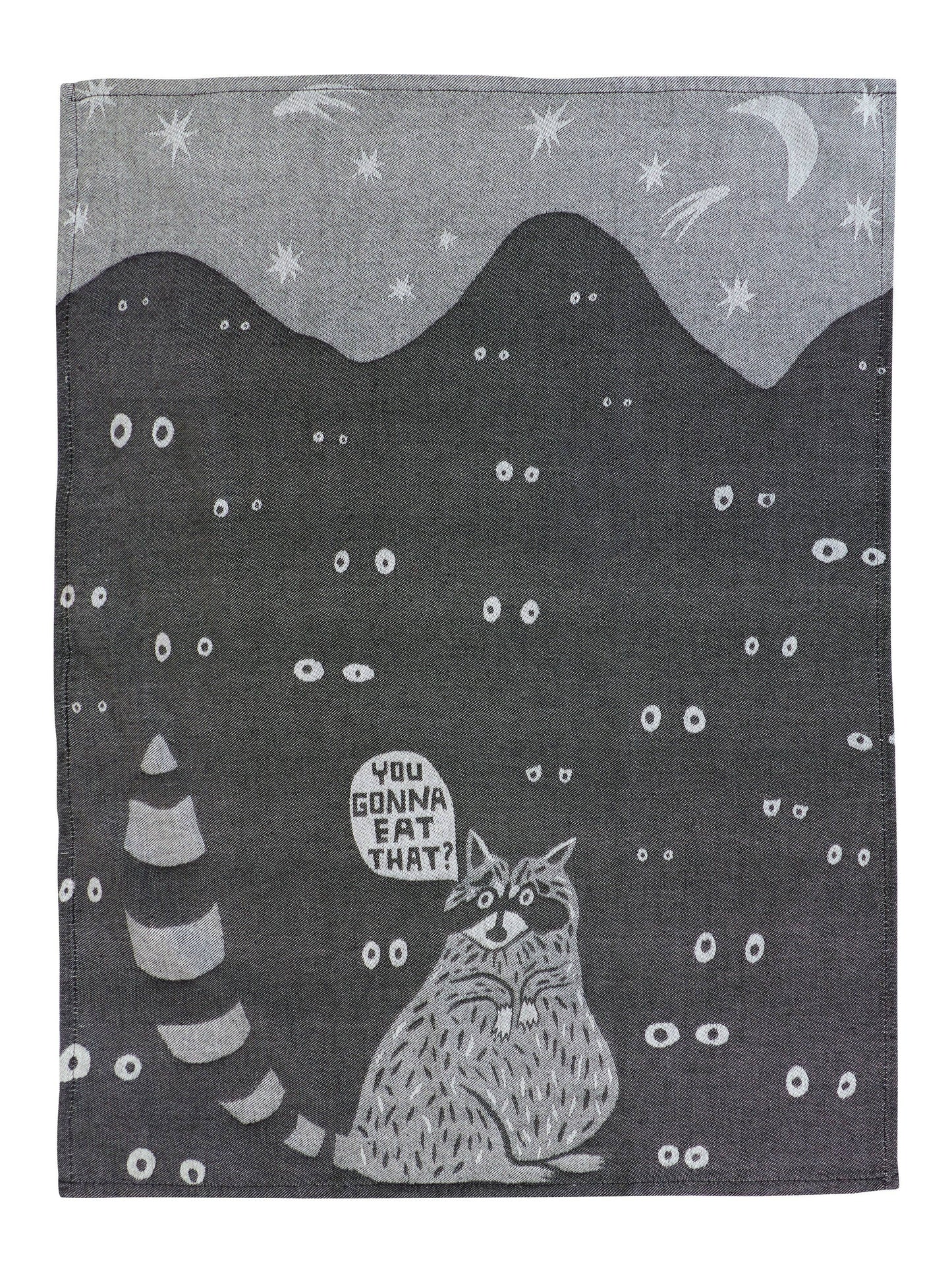 You Gonna Eat That Raccoon Dish Towel