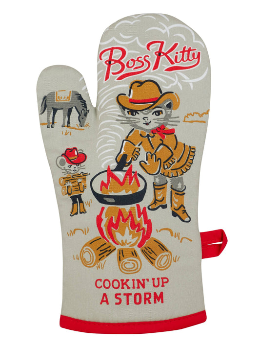 Boss Kitty Cowboy Oven Mitt