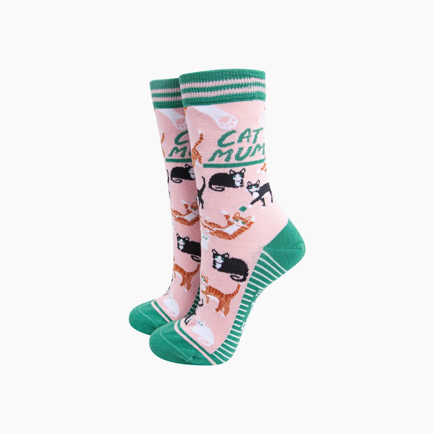 Cat Mum Combed Cotton Socks