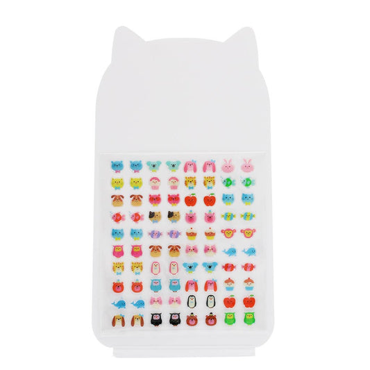 Cool Cats Stick on Earrings 40 Pairs