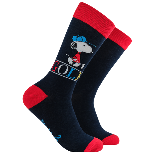 Golf Snoopy Peanuts Crew Socks