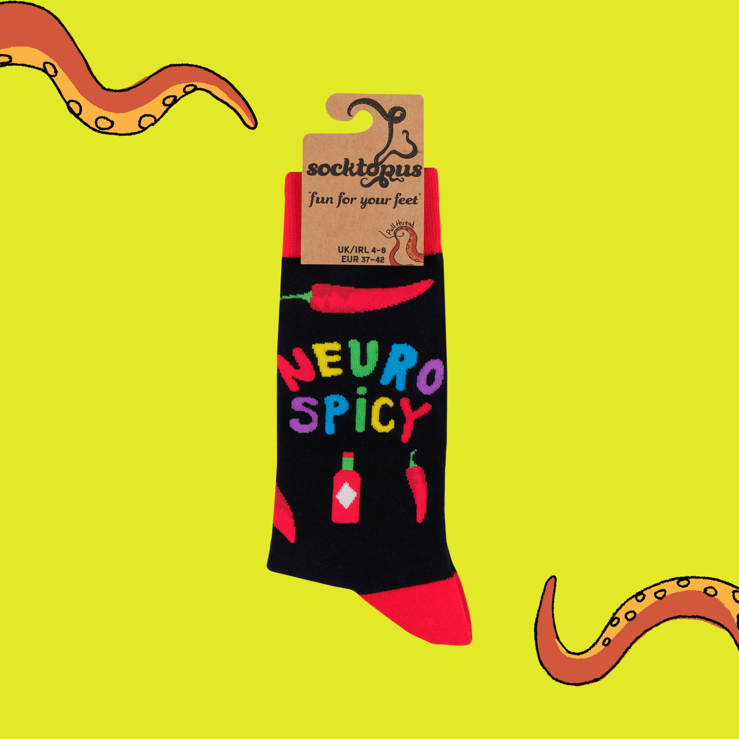 Neuro Spicy Crew Socks