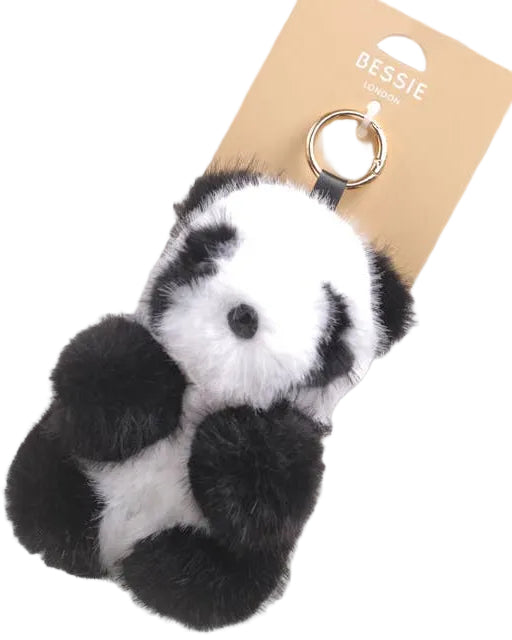 Panda Bear Plush Bag Charm