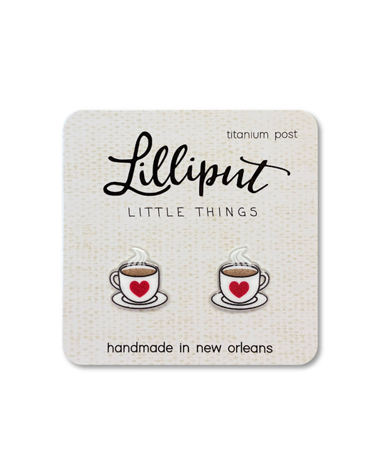 Coffee Cup Earrings