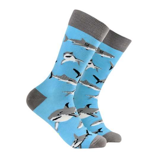 Shark Lover Bamboo Crew Socks
