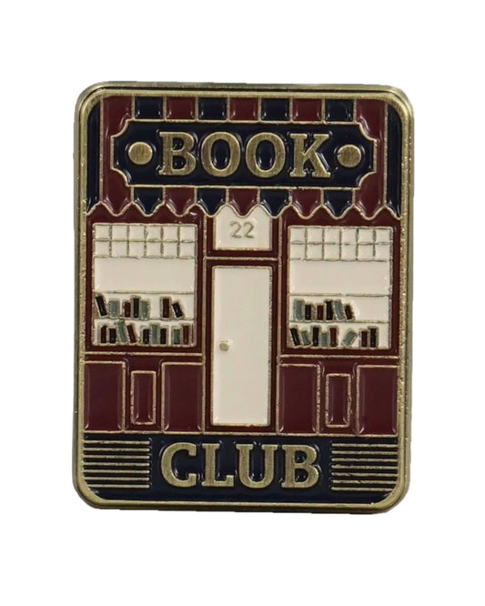 Book Club Reading Enamel Pin Badge
