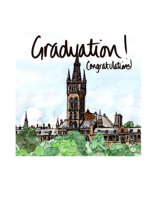 Glasgow University Greeting Card