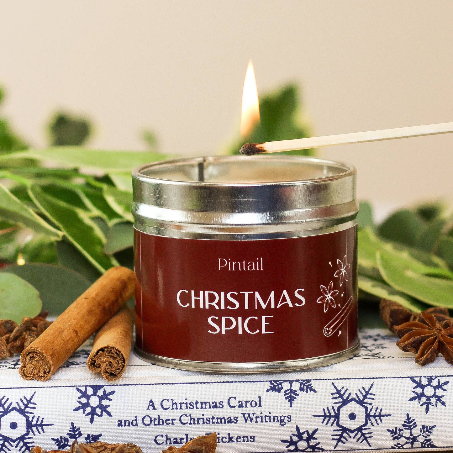 Christmas Spice Classic Tin Candle