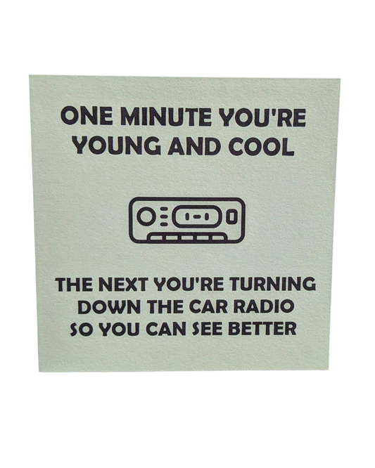 Car Radio Greeting Card