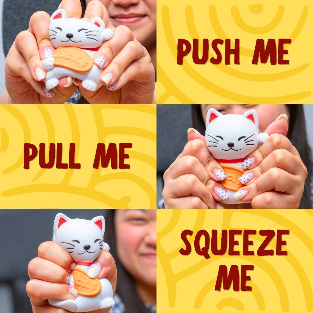 Squishy Lucky Cat Japanese Stress Toy