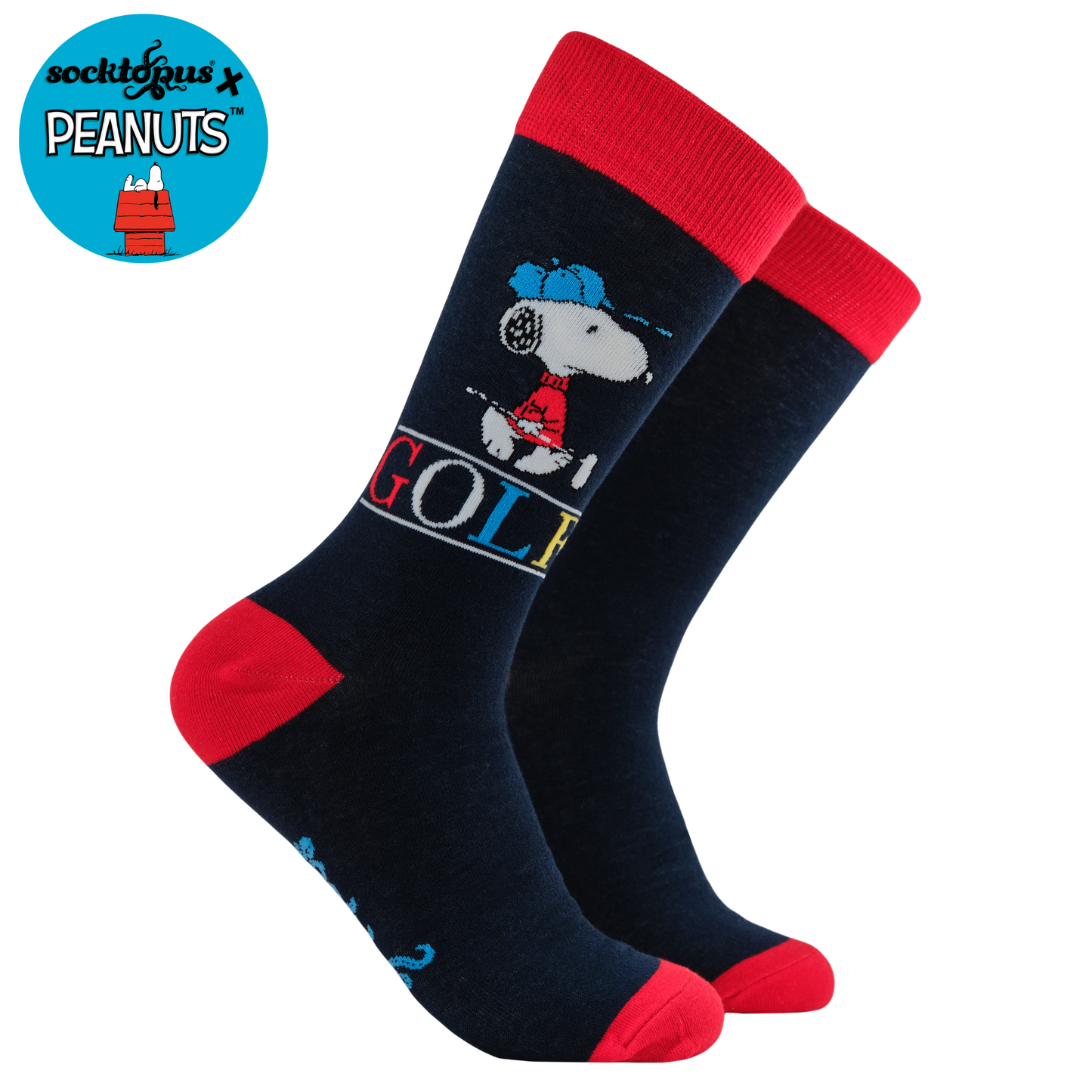 Golf Snoopy Peanuts Crew Socks