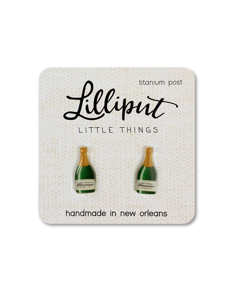 Champagne Bottle Earrings