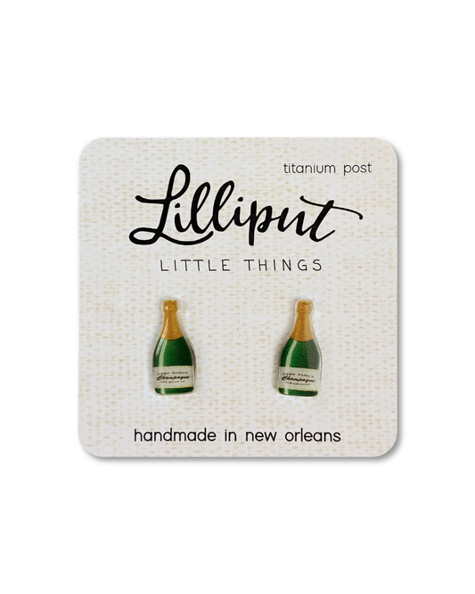 Champagne Bottle Earrings