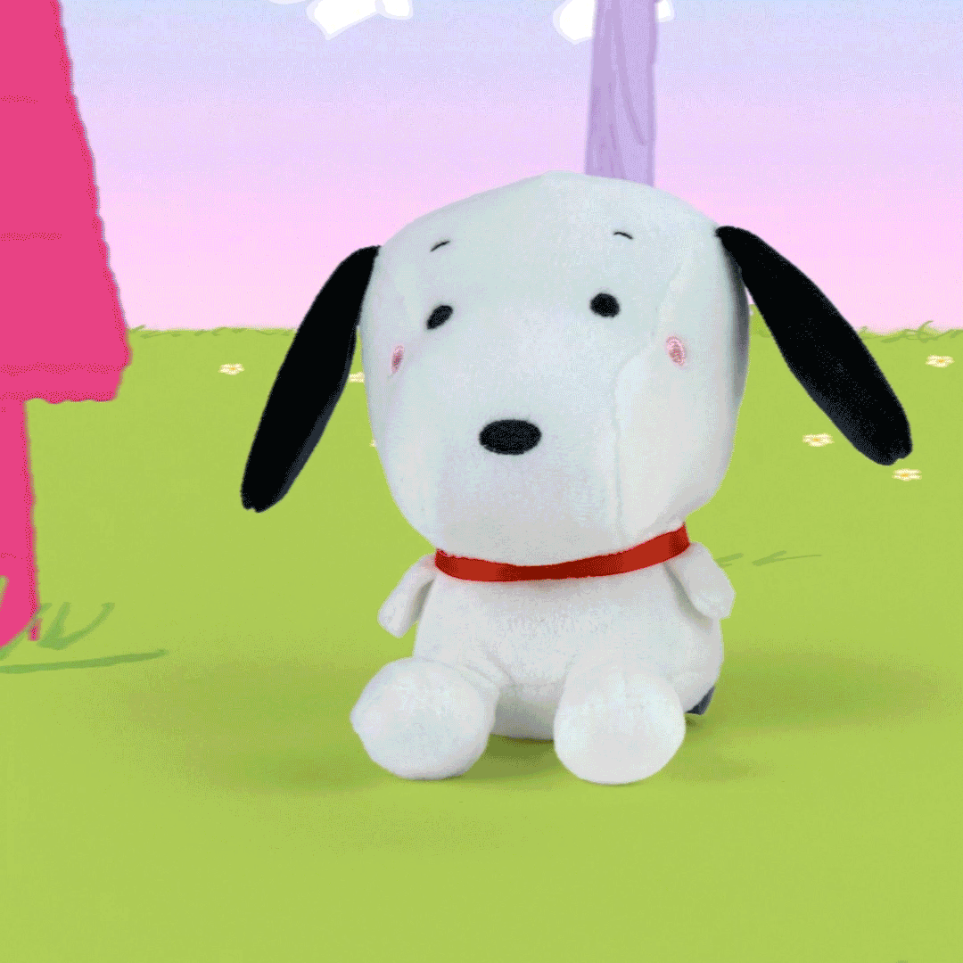 Snoopy & Woodstock Magnetic Soft Plush Pair