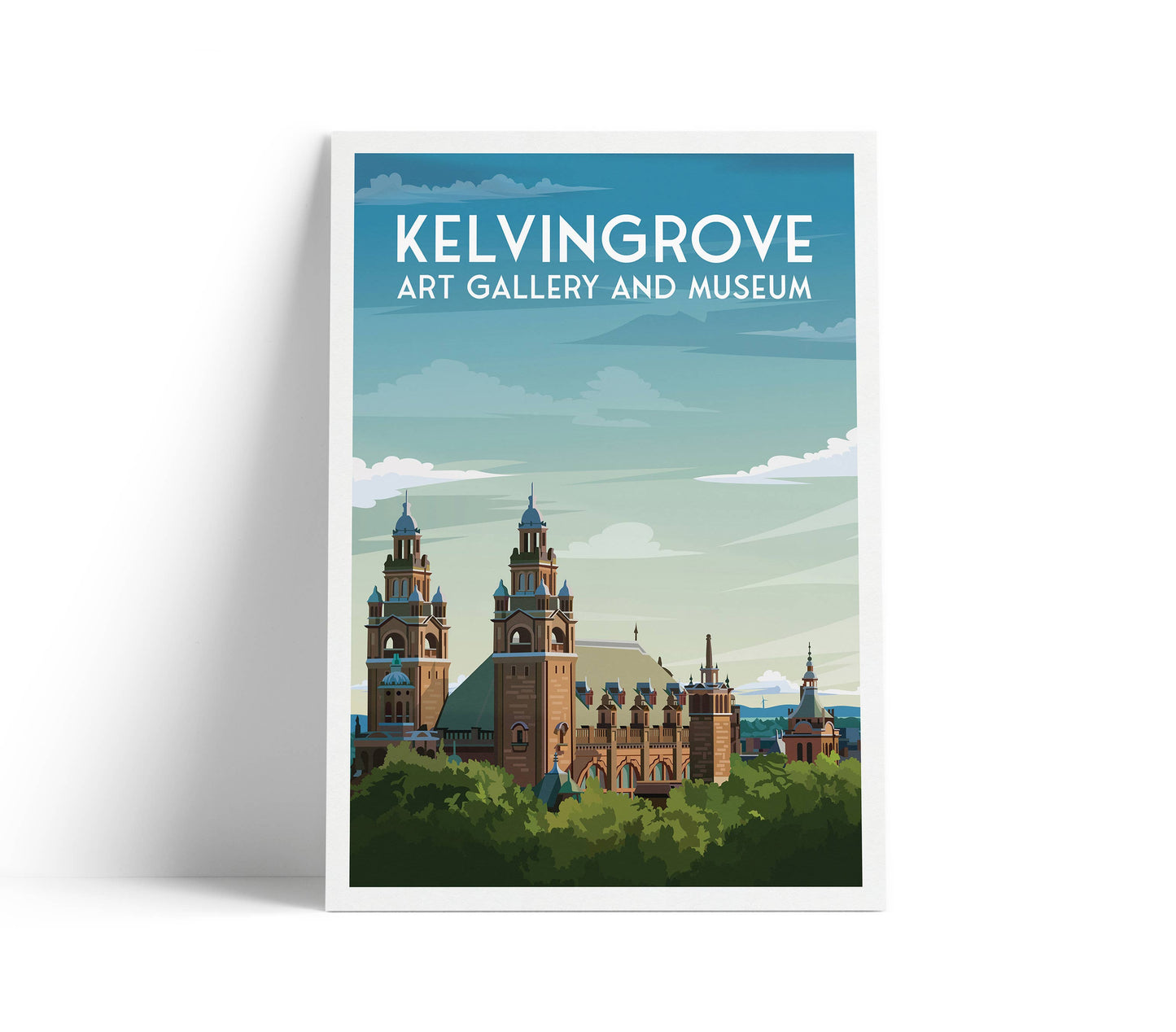 Kelvingrove Art Gallery & Museum Glasgow A4 Print