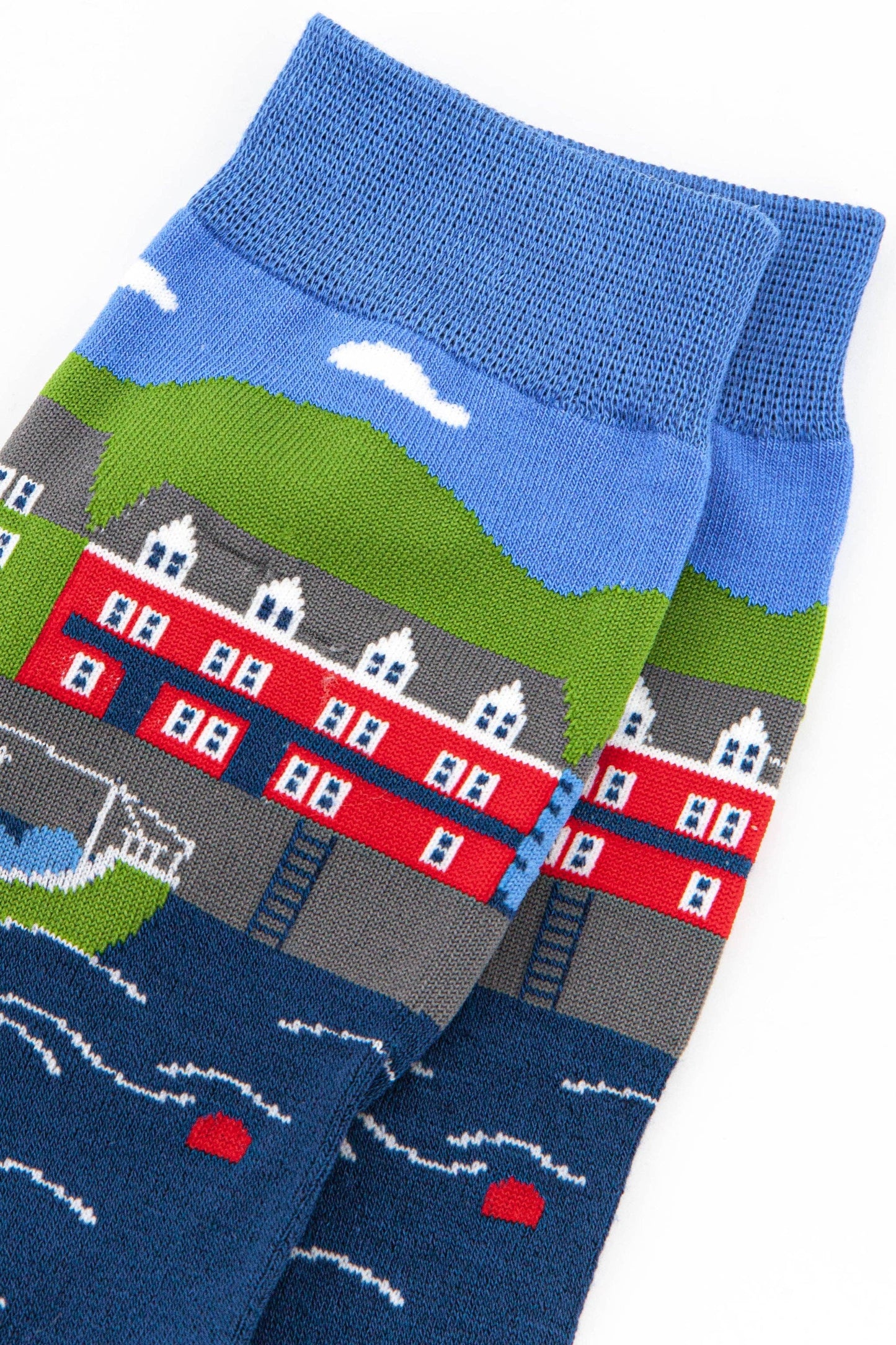 Fishing Village Bamboo Socks