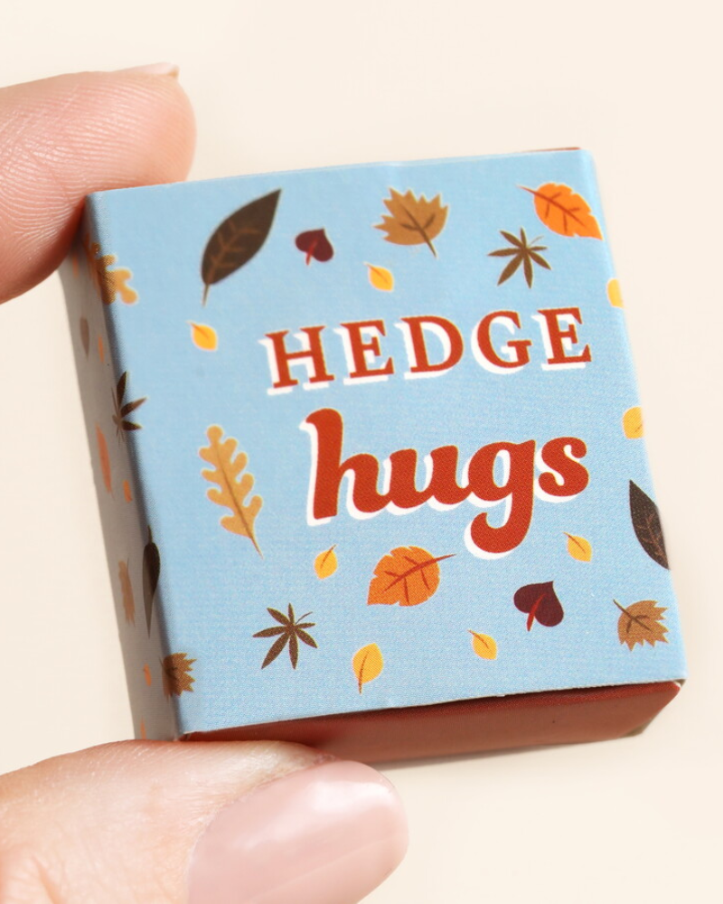 Tiny Matchbox Ceramic Tokens: Hedgehog