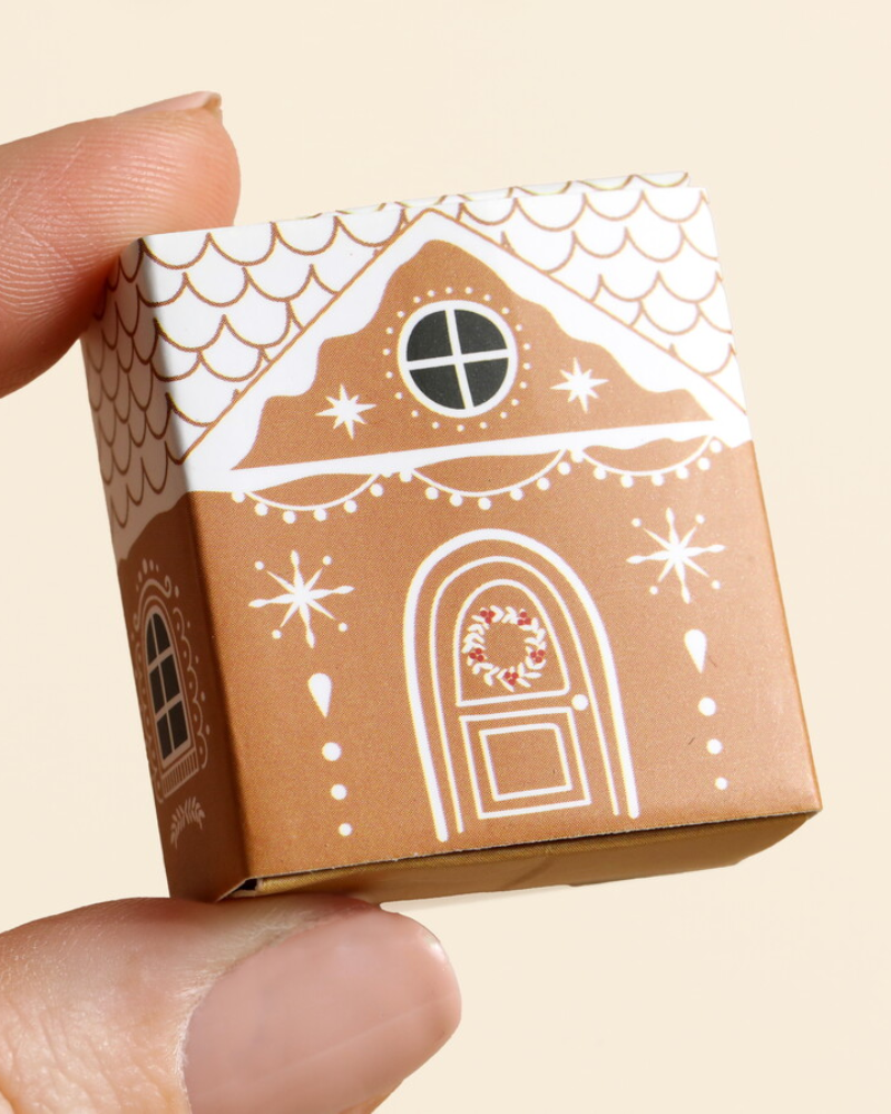 Tiny Matchbox Ceramic Tokens: Gingerbread Man