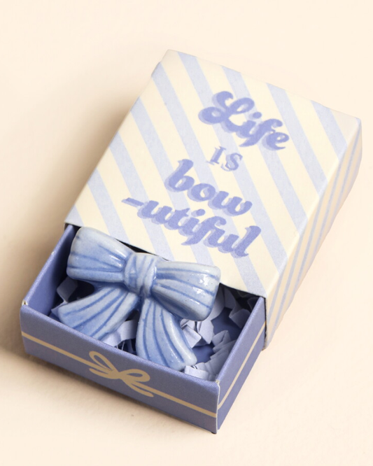 Tiny Matchbox Ceramic Tokens: Bow