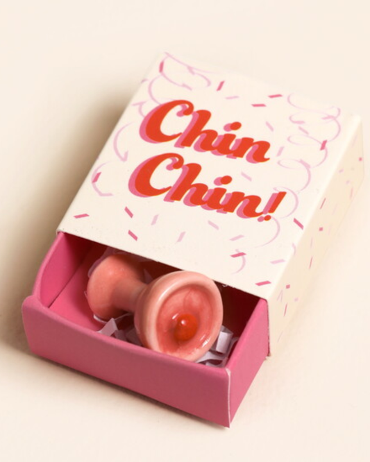 Tiny Matchbox Ceramic Tokens: Martini