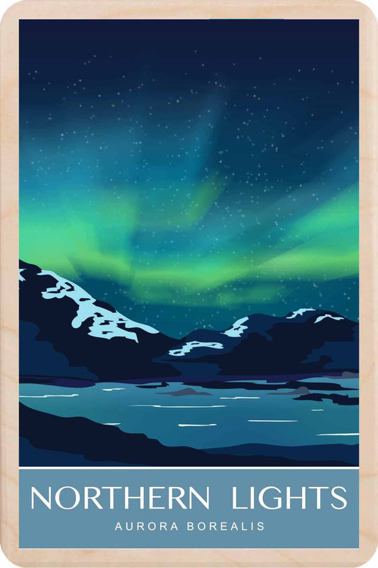 Northern Lights Scottish Magnet