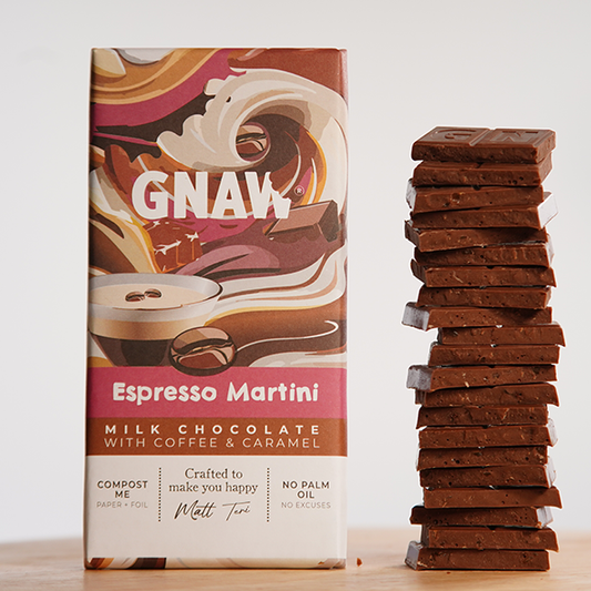 Espresso Martini Coffee Milk Chocolate Bar | 80g