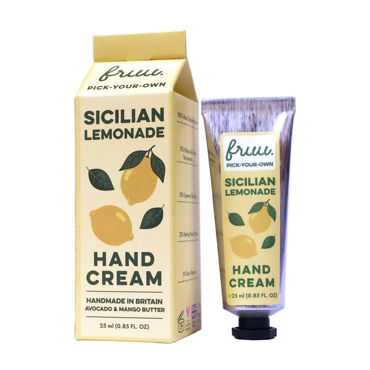 Sicilian Lemonade Avocado & Mango Butter Hand Cream 25ml