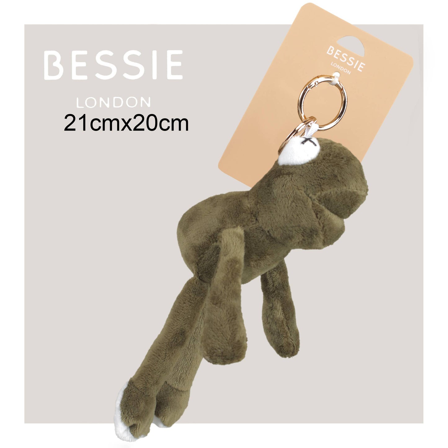Dead Frog Plush Bag Charm