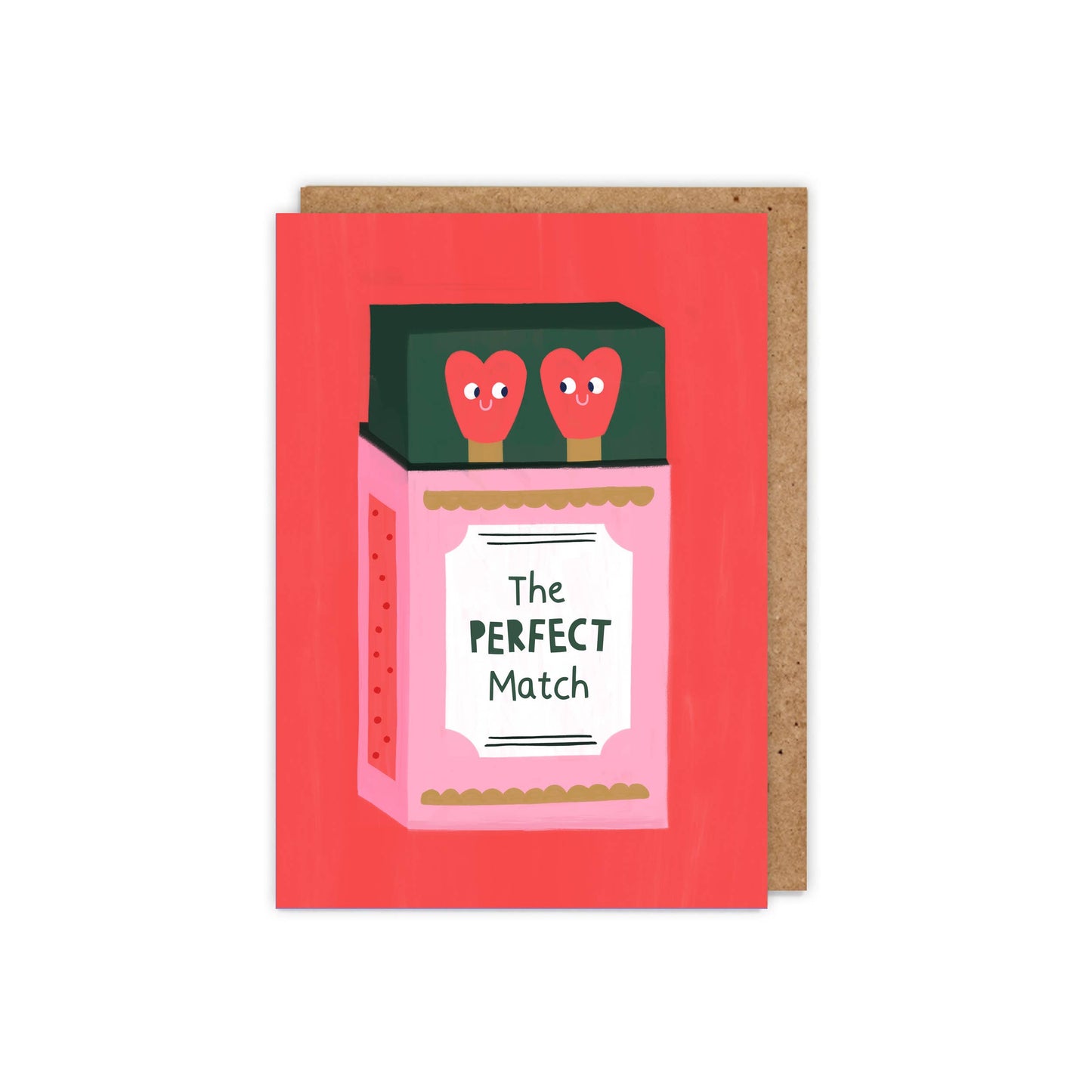 The Perfect Match Love Greeting Card