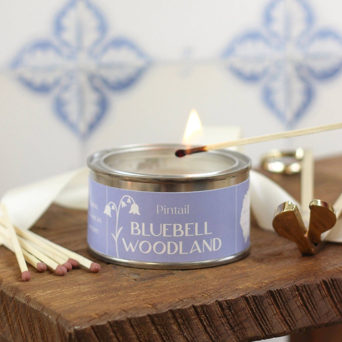 Bluebell Woodland Paint Pot Candle
