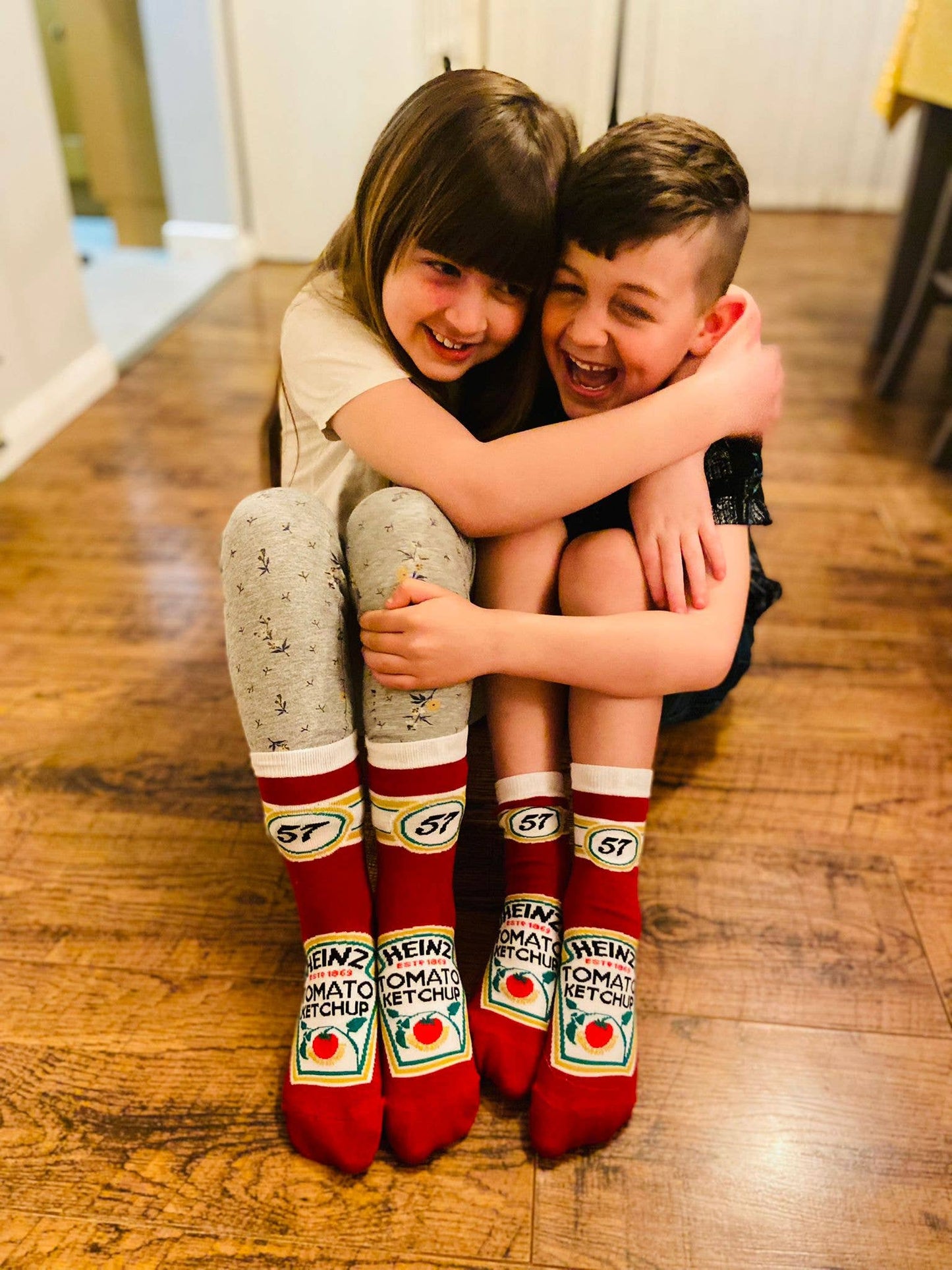 Heinz Tomato Ketchup Kids' Socks UK 12.5-3.5
