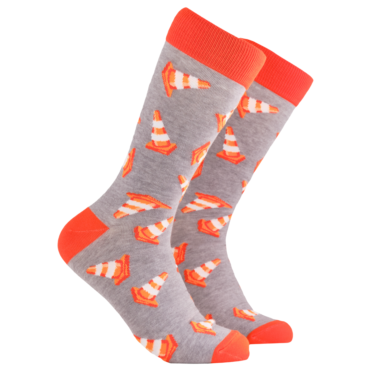 Glasgow Traffic Cone Crew Socks
