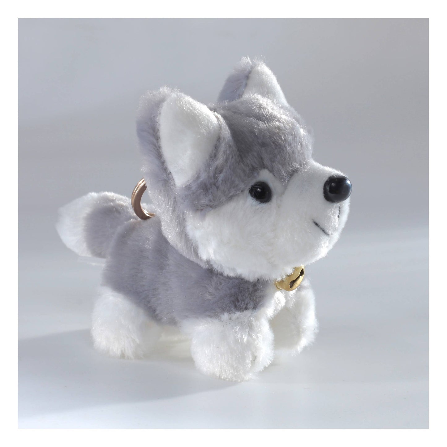 Plush Husky Dog Bag Charm