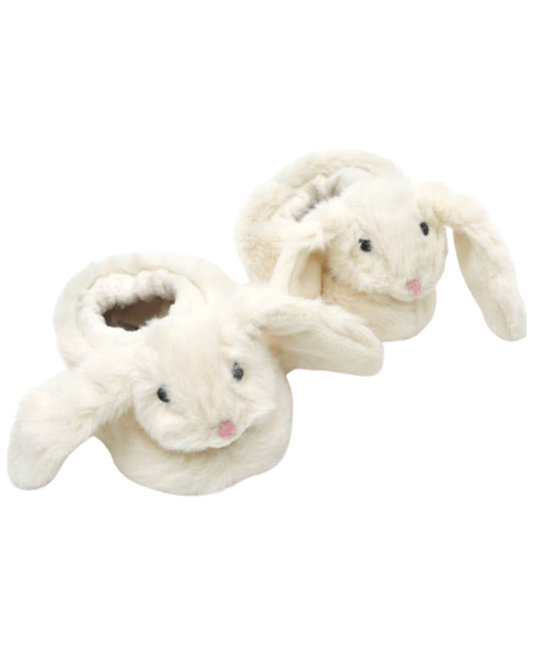 Bunny Baby Soft Slippers 0 to 6 Months in Cream