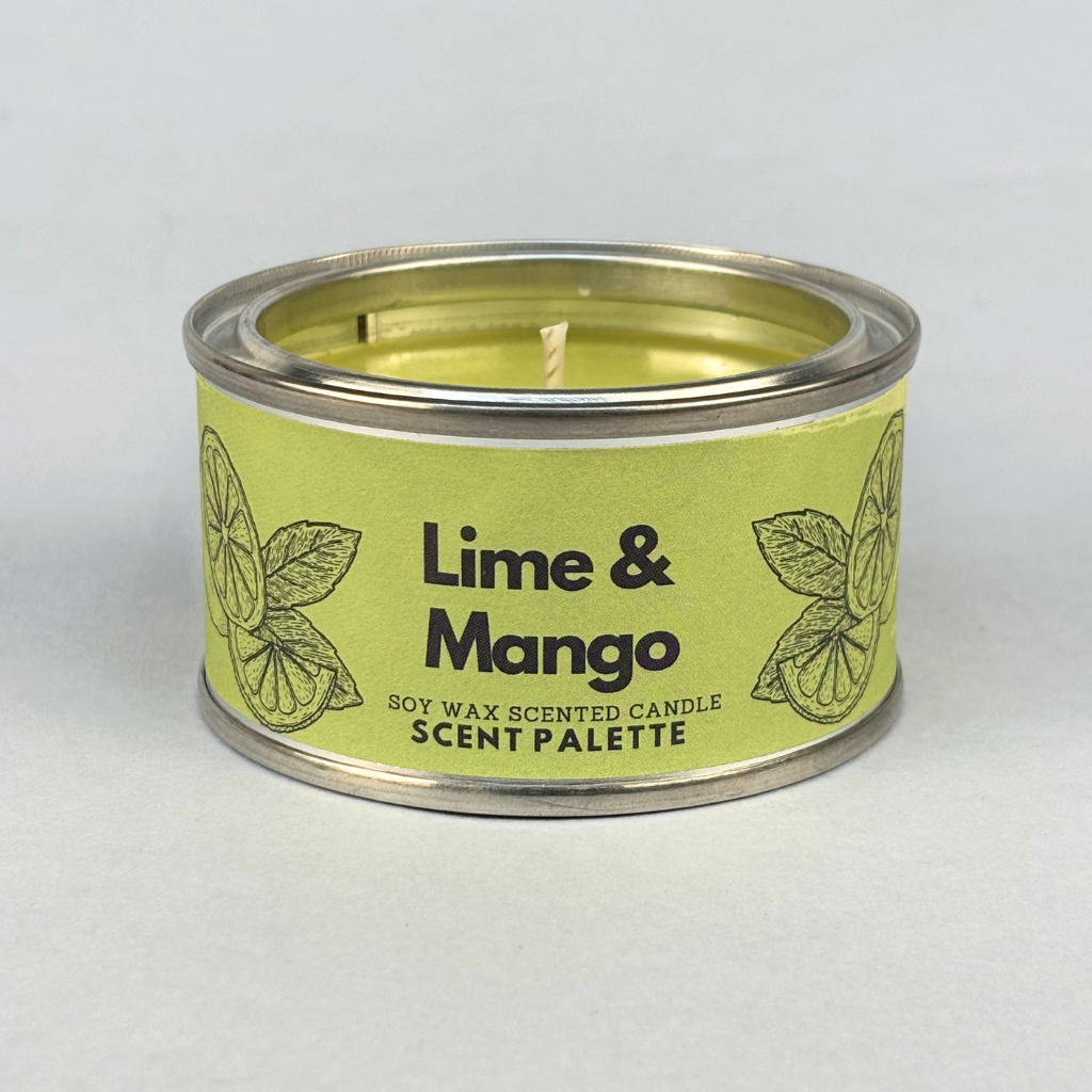 Lime & Mango Paint Tin candle