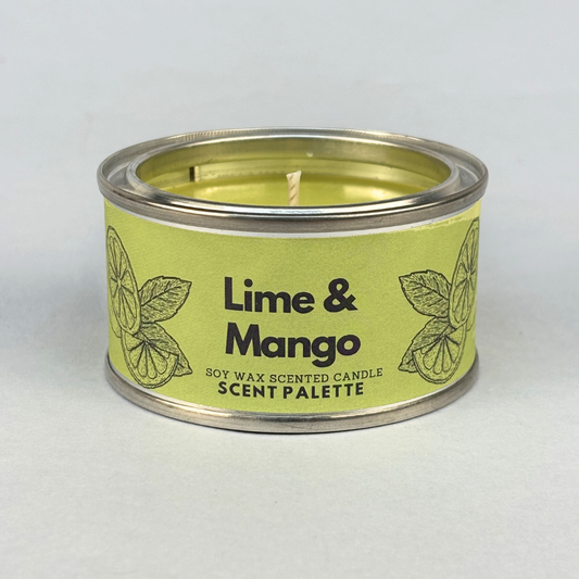 Lime & Mango Paint Tin candle