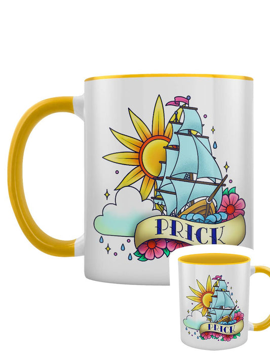Prick Tattoo 2-Tone Mug