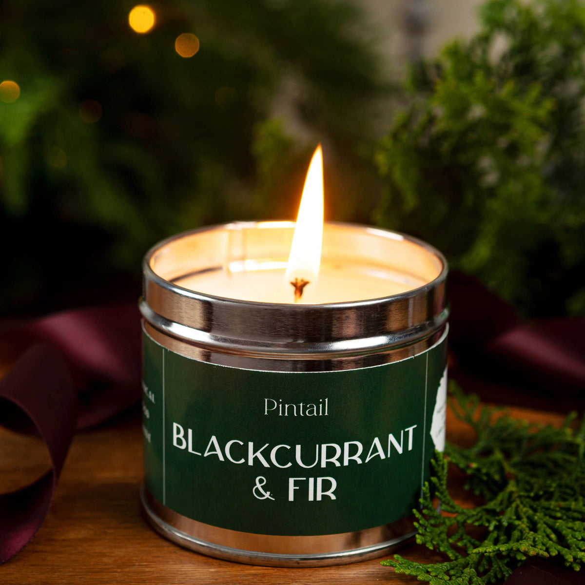 Blackcurrant & Fir Classic Tin Candle
