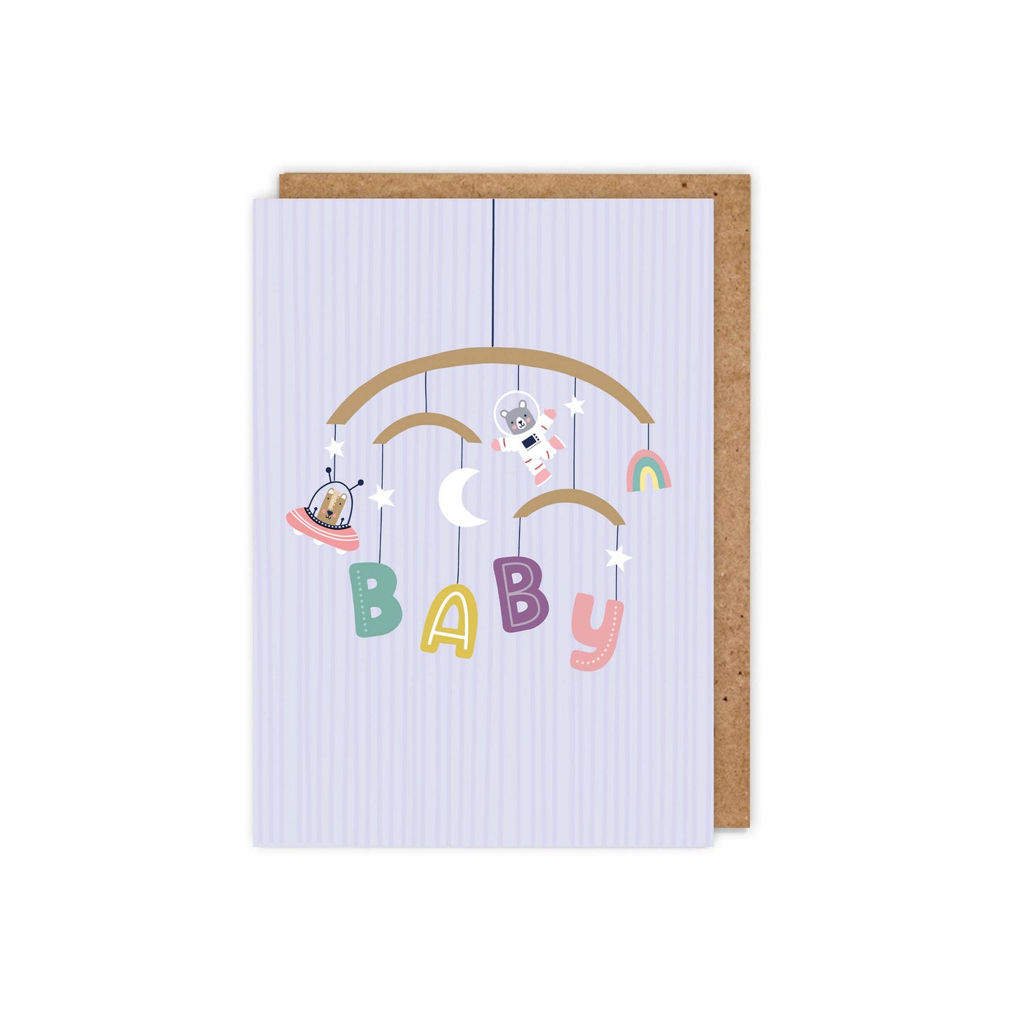 Baby Mobile New Baby Card