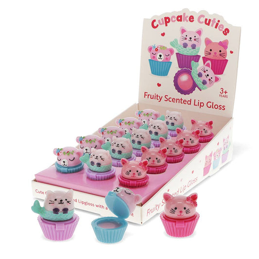 Mini Berry Scented Cupcake Cuties Lip Gloss (Assorted)