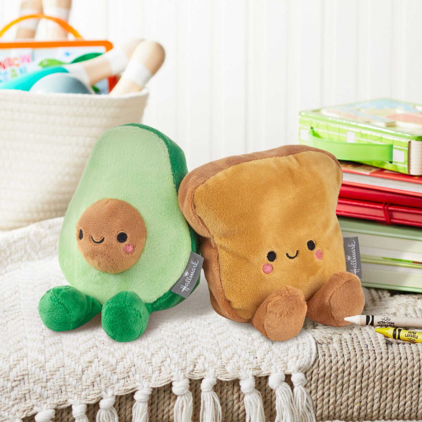 Avocado & Toast Magnetic Soft Toy Pair