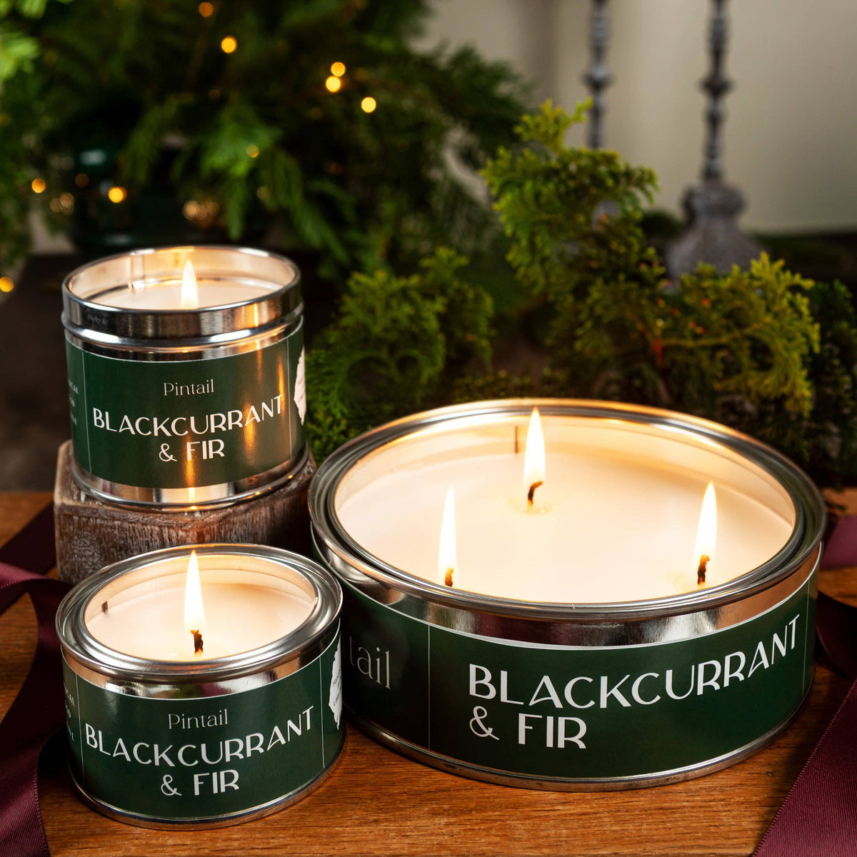 Blackcurrant & Fir Classic Tin Candle