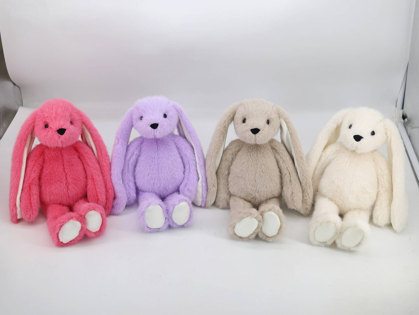 Dingle Dangle Beige Bunny Premium Plush Toy