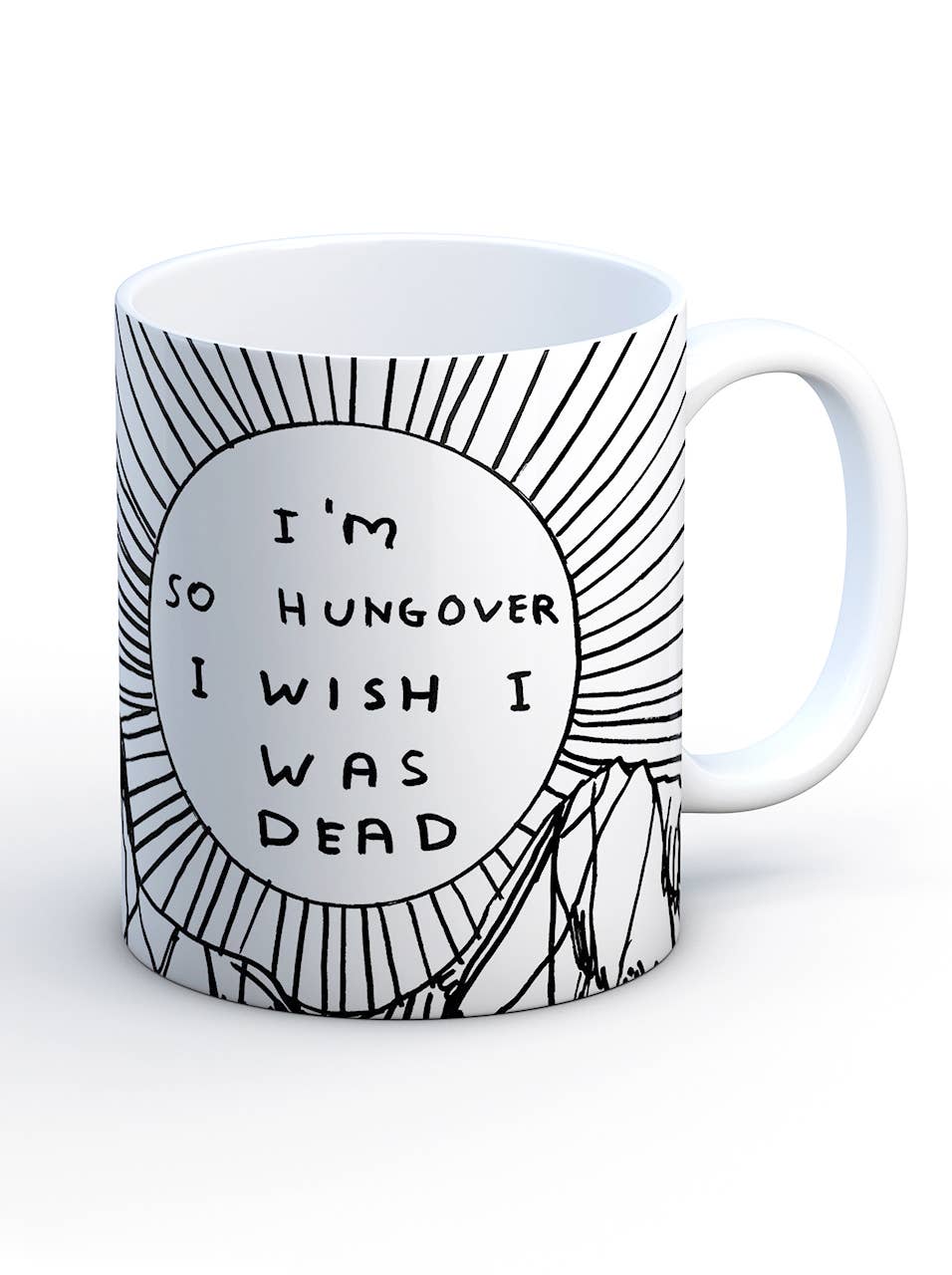 I'm So Hungover David Shrigley Mug