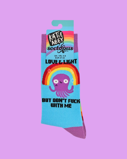 Peace Love & Light Socks