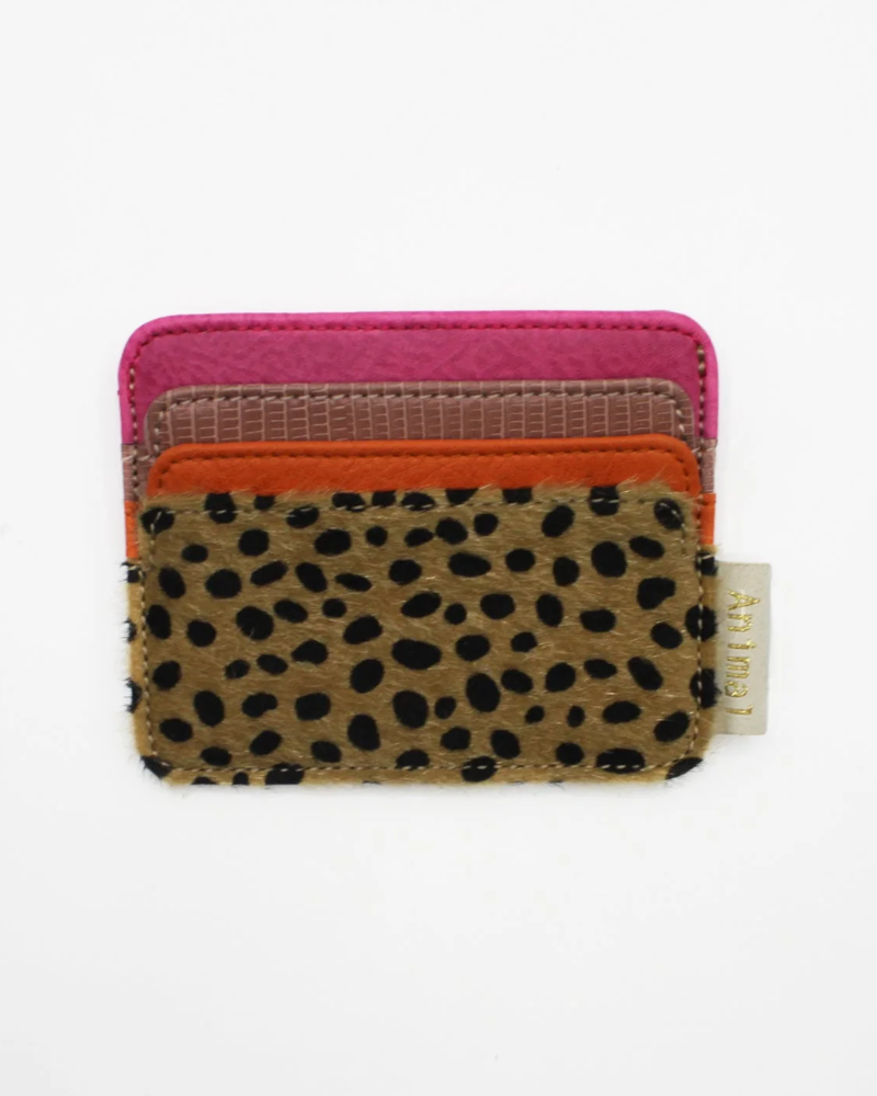 Animal Cheetah Print Card Holder