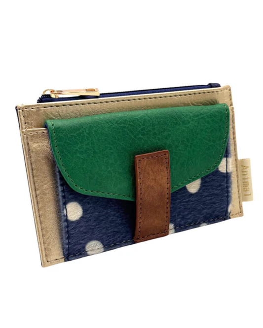 Animal Spotty Print Zip Purse