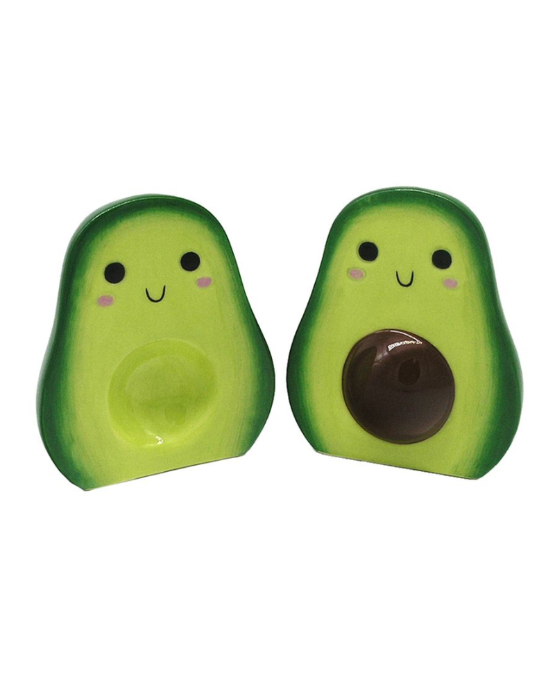 Avocado Ceramic Salt & Pepper Set