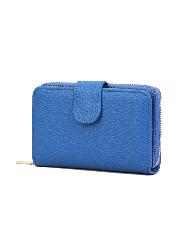 Fold Over Zipper Purse And Card Holder