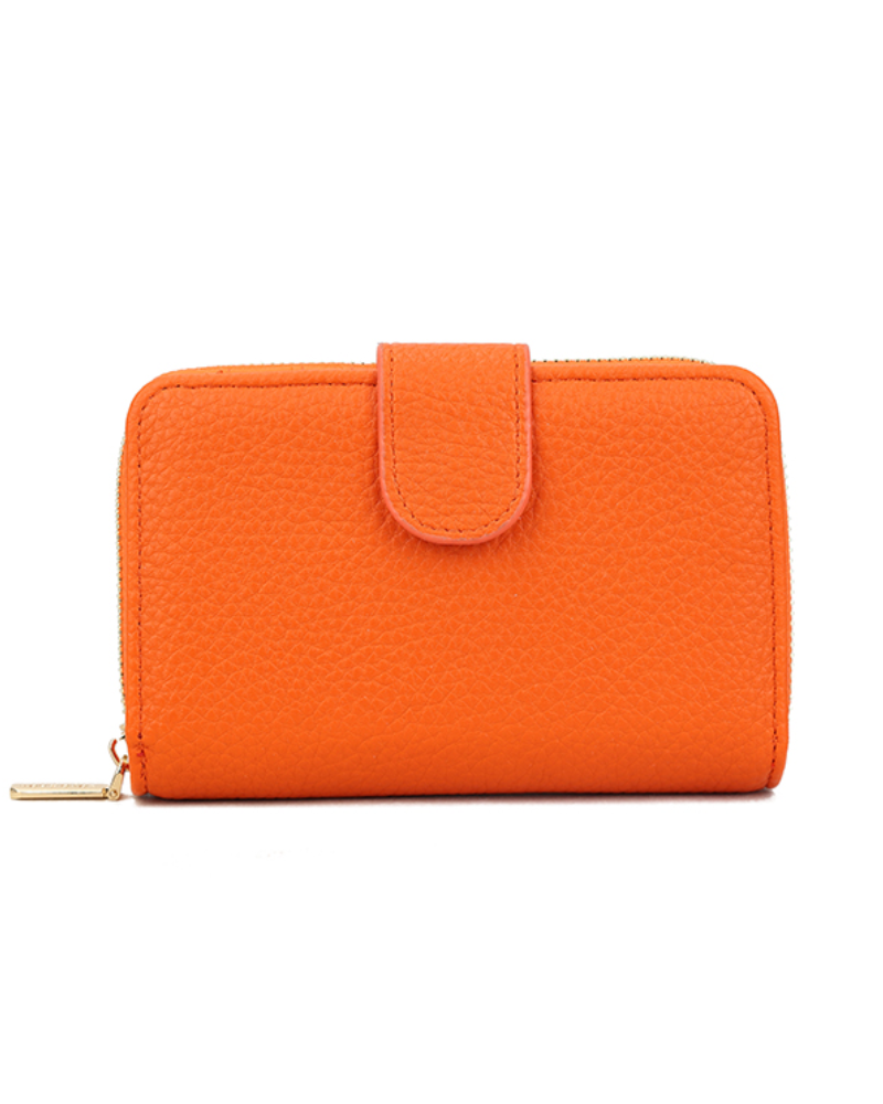 Fold Over Zipper Purse And Card Holder